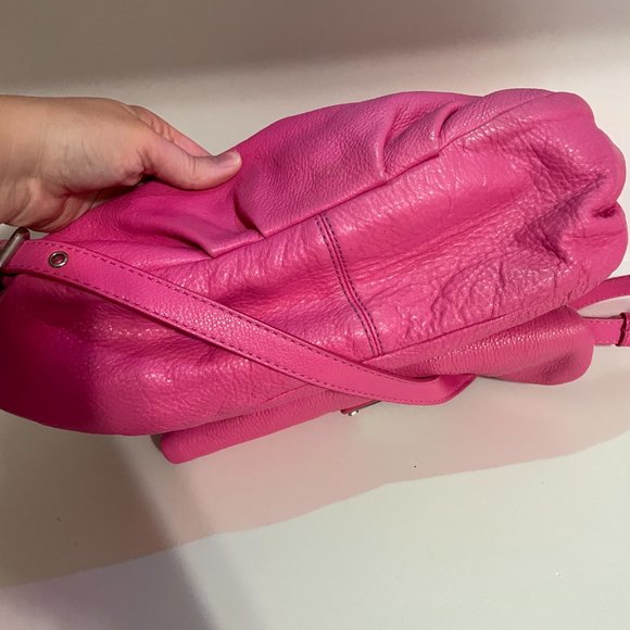 MARC JACOBS Early 2000s Vintage Pink Crossbody Bag Purse w Silver Hardware - Picture 13 of 16